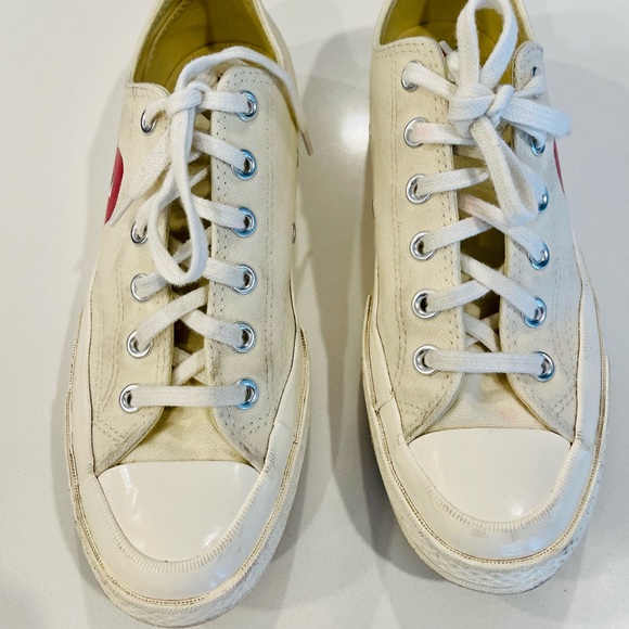 Converse x COMME des GARÇONS PLAY - size Mens 7 / Womens 9 - Picture 6 of 6